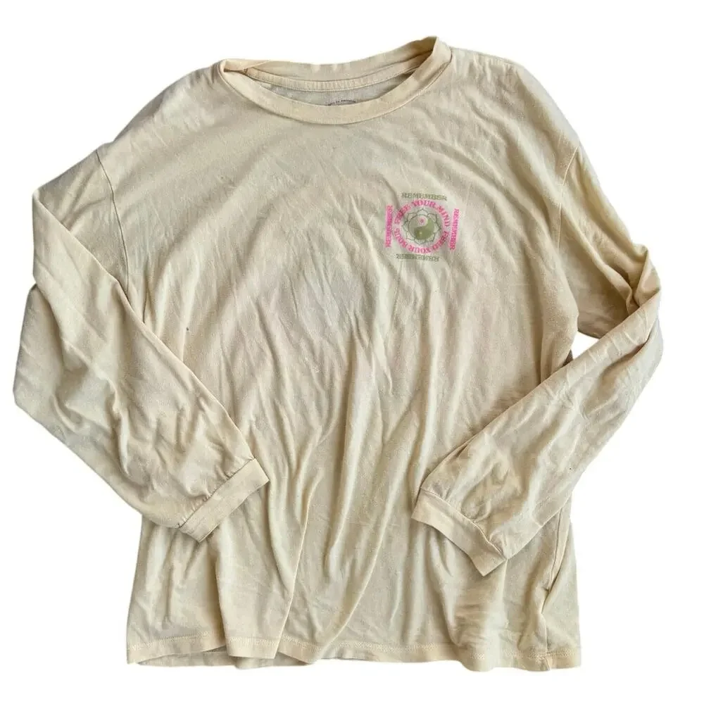 Billabong Free Your Mind - Long Sleeve T-Shirt for Women Sz XL - Picture 2 of 9